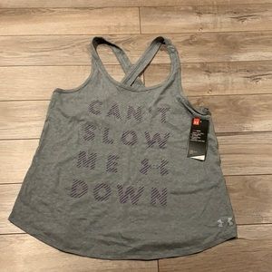 Under armour women’s workout shirt.